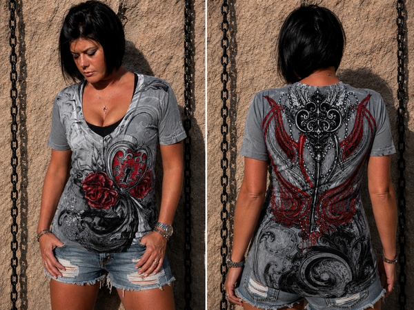 Grace tee — Redemption Clothing 2026 lookbook, front and back