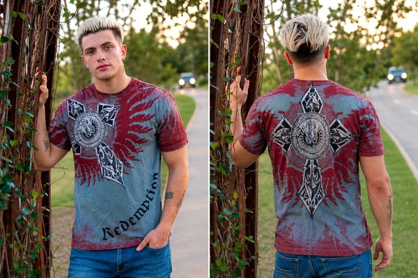 Promise tee — Redemption Clothing 2026 lookbook, front and back